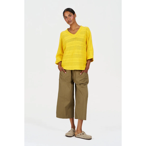 Komodo Cleo Organic Cotton Trousers - Olive