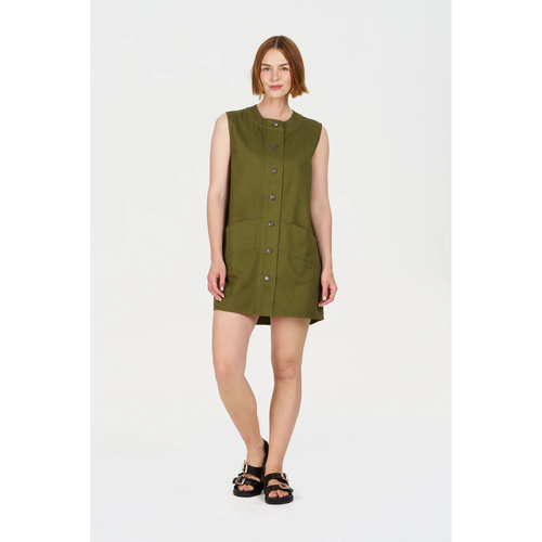 Komodo Rosie Organic Cotton Dress - Khaki