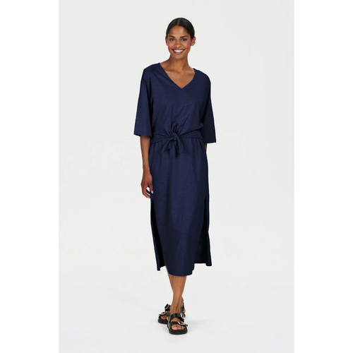 Komodo Hallie Organic Cotton Dress - Navy