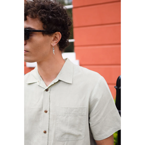 Komodo Loyle Tencel + Linen Shirt - Sage