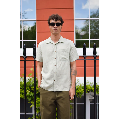 Komodo Loyle Tencel + Linen Shirt - Sage
