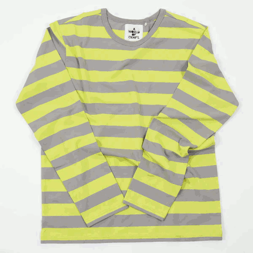 AWOC Organic Cotton Long Sleeve Tshirt (mens) - various colours