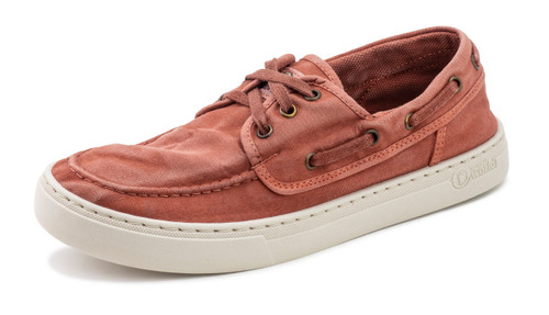 Natural World Old Quercia Organic Cotton Vegan Boat Shoe  (mens) - various colours