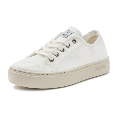 Natural World Gavi Organic Cotton Vegan Trainer (womens) - White