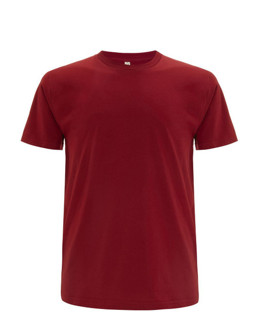 Organic T Shirt - Dark Red