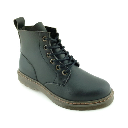 Workers Playtime Vaquita Vegan Boot - Black and Brass