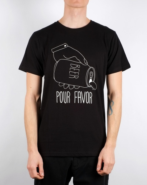 Dedicated Pour Favor T Shirt - Black