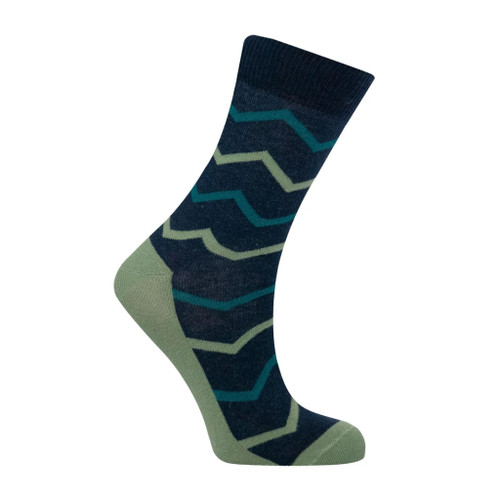 Komodo ZigZag Socks - Navy