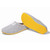 Mercredy vegan recycled slipper (womens) - Light Grey / Yellow