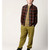 Komodo Santi organic cotton shirt - Tobacco Check