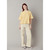 Komodo Vibe Organic Cotton Top - Off White / Amber