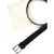 Wills Vegan Continental 3.5cm Belt - Black Suede