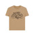 3E Organic Regular T (womens) - Cats 1 / Tan