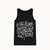3E Organic Printed Vest (Womens) - Black / Cats!