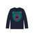 3E Organic LS T (Kids) - Navy / Colourful Bear