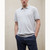 Ecoalf Olmo Organic Cotton + Linen Knitted Polo - Grey