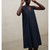 Ecoalf Francesca Tencel + Organic Cotton Dress (Womens) - Dark Navy
