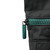 Roka Canfield Recycled Nylon Recycled rPET Canvas Backpack - All Black / Teal