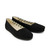 Toms Alpargata Ballet Canvas Vegan Espadrille - Black / Black