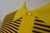 Mercerised Striped Polo - Maize / Aubergine