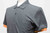 Contrast Cuff Polo Shirt - Grey Marl / Nu Orange