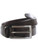 Wills Vegan 3cm Belt - Dark Brown / Silver colour buckle