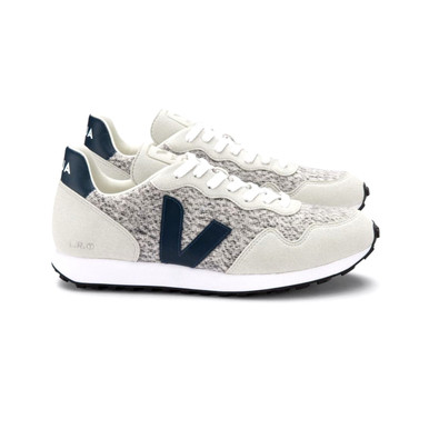 Veja SDU Rec Flannel Vegan Trainer (Womens) - Snow / Nautico - The