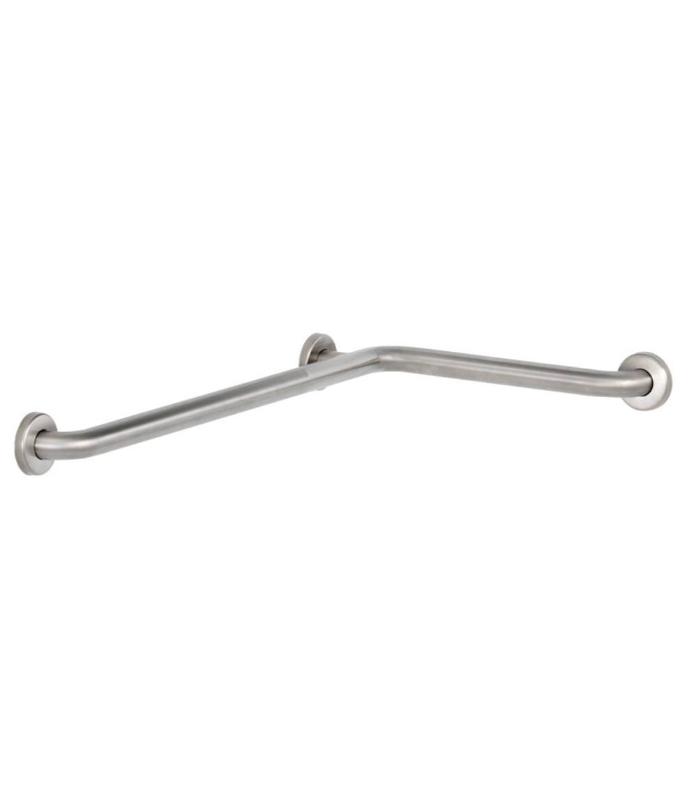 Bobrick B-6861.99 Stainless Steel Two-Wall Tub / Shower Grab Bar with Satin Peened Finish Bobrick B-6861.99 Stainless Steel Two-Wall Tub / Shower Grab Bar with Satin Peened Finish
