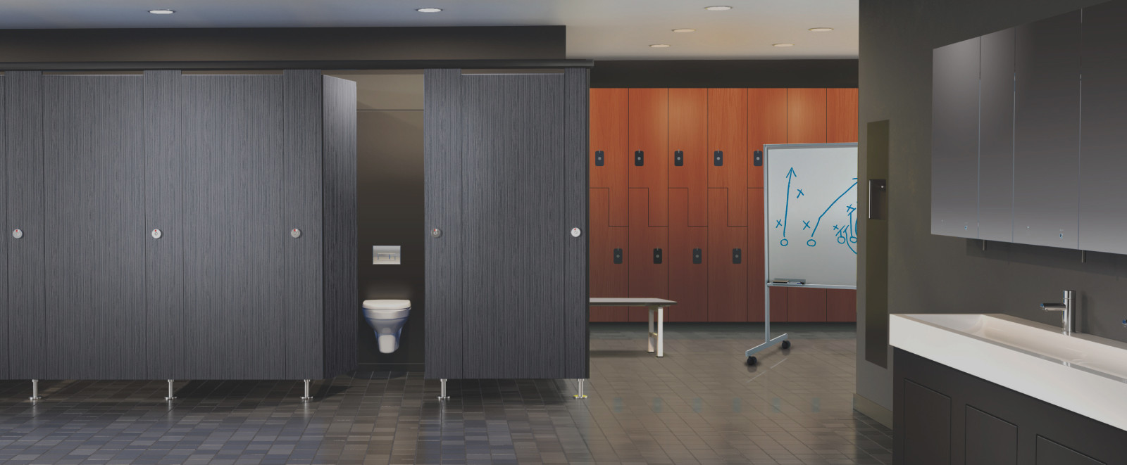 Commercial Toilet Partitions & Stalls | Restroom Stalls and All