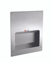ASI 0135 TURBO-Tuff Fully Recessed Automatic High Speed Hand Dryer - (208-240V) Stainless Steel ASI 0135 TURBO-Tuff Fully Recessed Automatic High Speed Hand Dryer - (208-240V) Stainless Steel