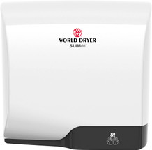 World Dryer L-974 SLIMdri Surface Mounted ADA Compliant Automatic Hand Dryer with Aluminum White Cover World Dryer L-974 SLIMdri Surface Mounted ADA Compliant Automatic Hand Dryer with Aluminum White Cover