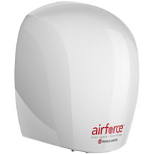 World Dryer J-974A3 AirForce Automatic Hand Dryer White Aluminum, 120V 1100W World Dryer J-974A3 AirForce Automatic Hand Dryer White Aluminum, 120V 1100W