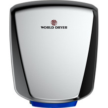 World Dryer Q-972A2 VERDEdri Automatic Hand Dryer Polished Stainless Steel, Universal Voltage World Dryer Q-972A2 VERDEdri Automatic Hand Dryer Polished Stainless Steel, Universal Voltage