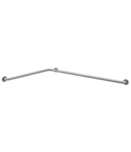 Bobrick B-68137.99 Stainless Steel Two-Wall Toilet Compartment Grab Bar with Satin Peened Finish Bobrick B-68137.99 Stainless Steel Two-Wall Toilet Compartment Grab Bar with Satin Peened Finish