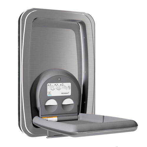 SS Vertical Surface-Mounted Changing Station