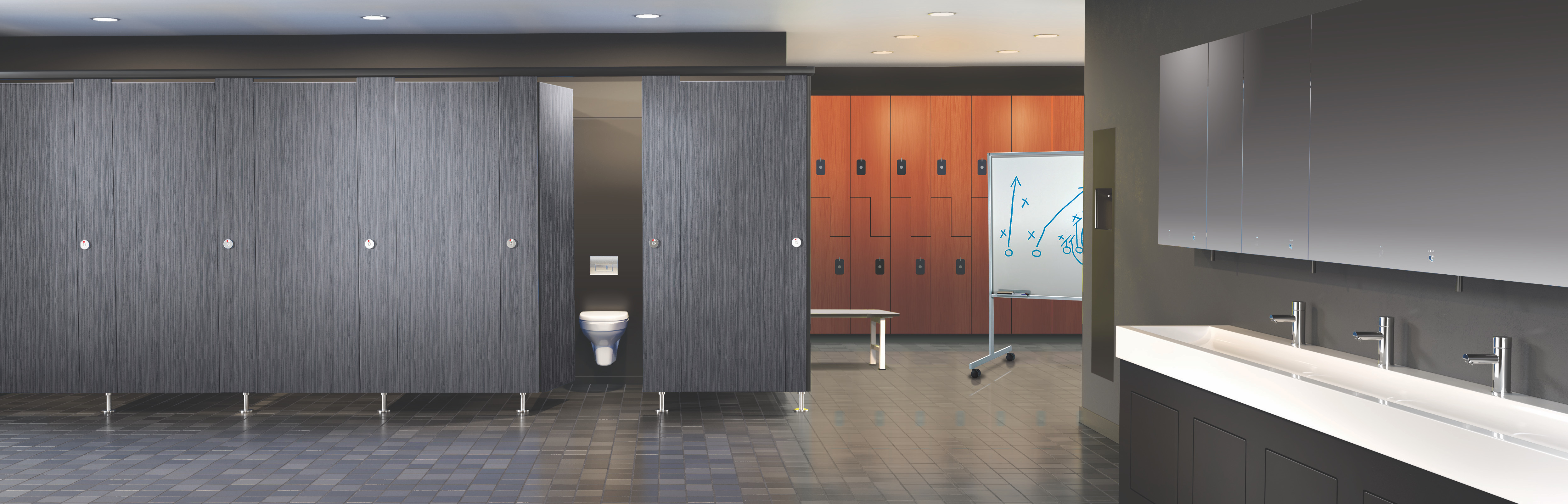 Commercial Bathroom Partitions Options & Installation