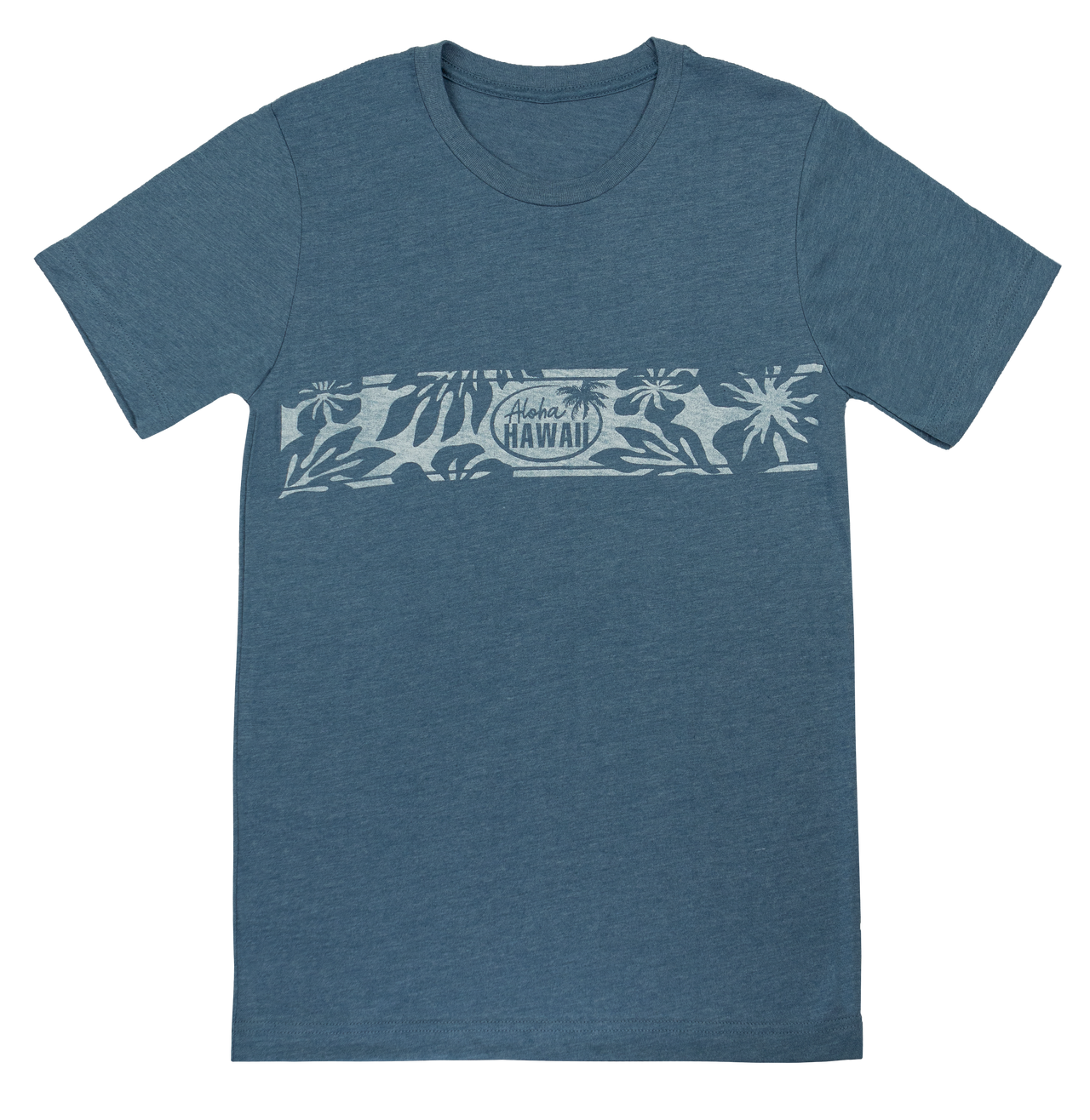 Vintage Dyed Tee Retro Band Denim Heather