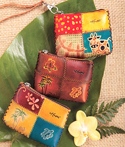 handmade leather coin purse