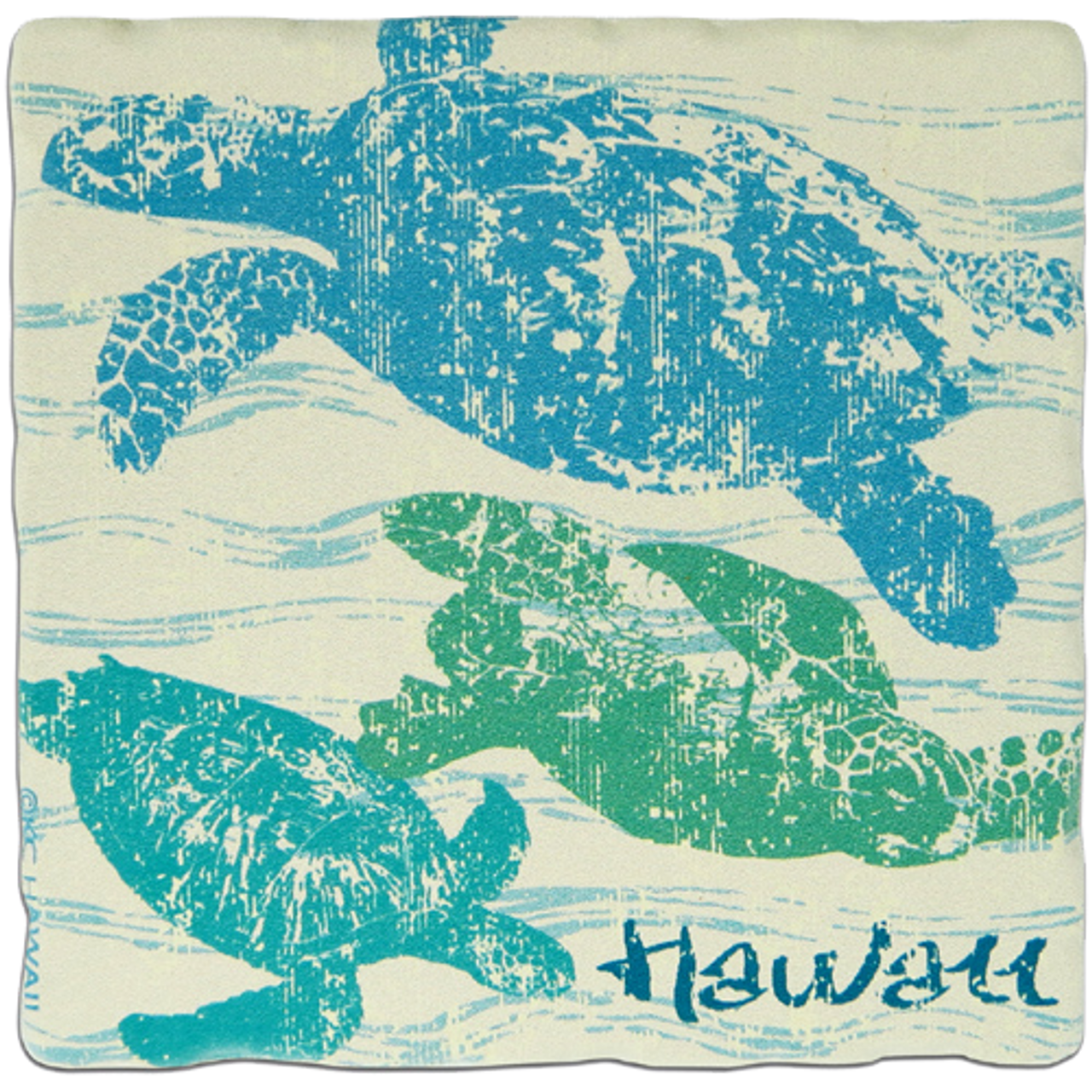 University of Hawaii Car Cup Holder Coaster (Set of 2)University of Hawaii  # 10 / Sandstone