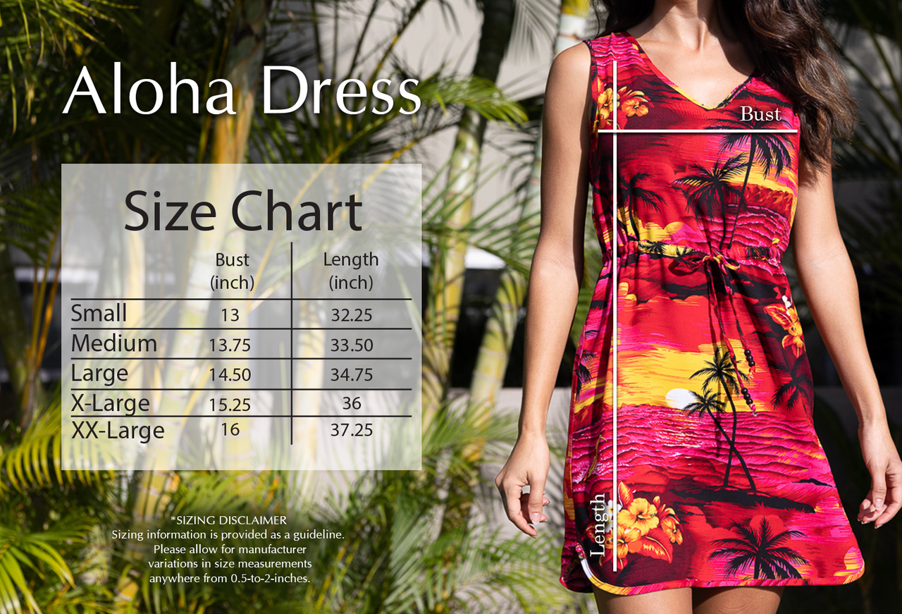 Aloha DRESS - Vintage Blue Pineapple