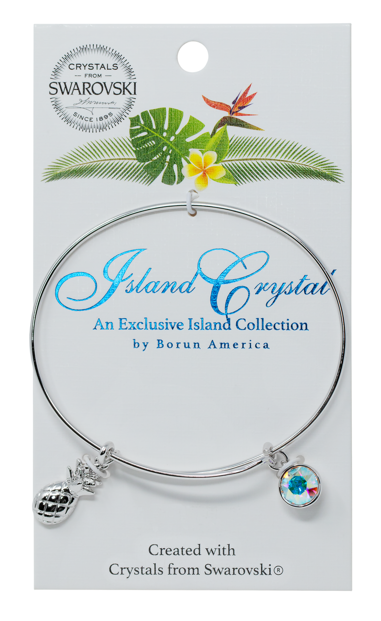 Island Crystal Charm Bracelet