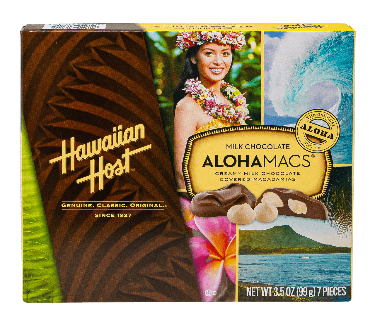 Hawaiian Hawaiian Host Aloha Macs Milk Chocolate 3.5 oz