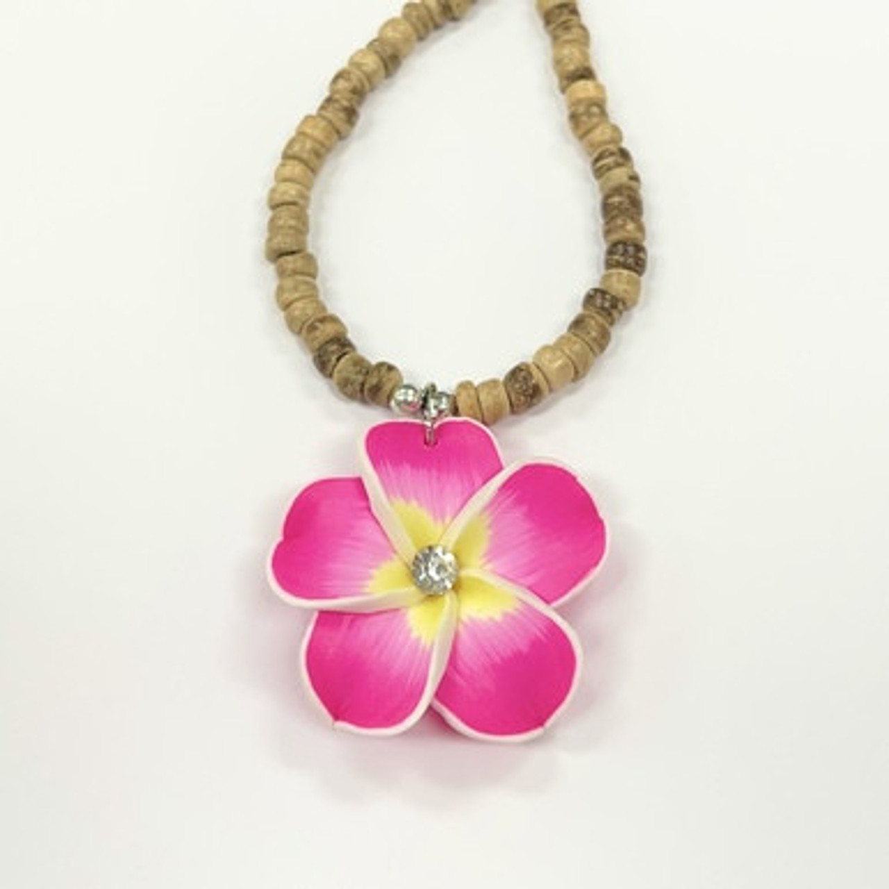 Kukui Nut Lei Hibiscus YELLOW Flower Necklace Hawaiian Wedding Luau  Graduation | eBay