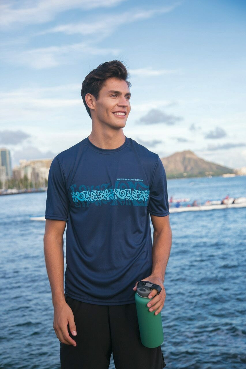 Hawaiian Athletics® Sports Tee - ABC Classic: White