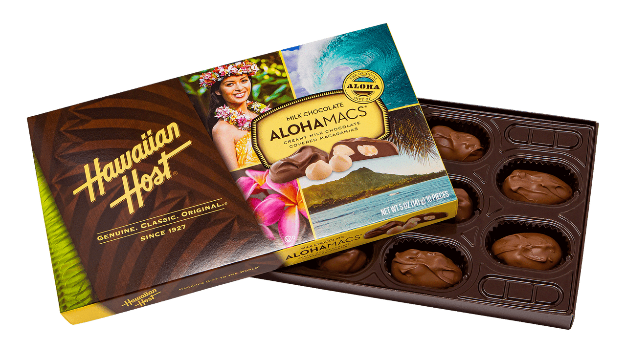 専用販売　Hawaiian Host  Macs Hawaiian Host Aloha Macs Milk Chocolate 5oz