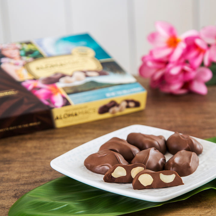 Hawaiian Host Aloha Macs Milk Chocolate 5oz