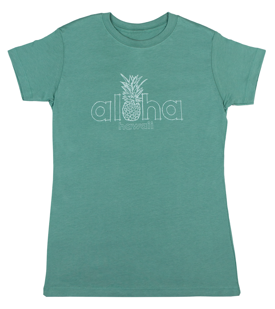 Island Girl® Surf Tee Aloha Pine Sea Green