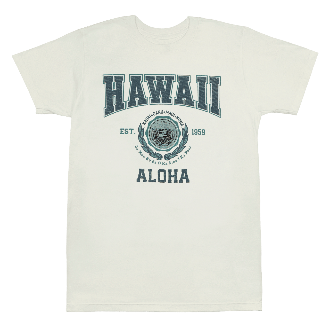 Vintage Dyed Tee - Collegiate: White