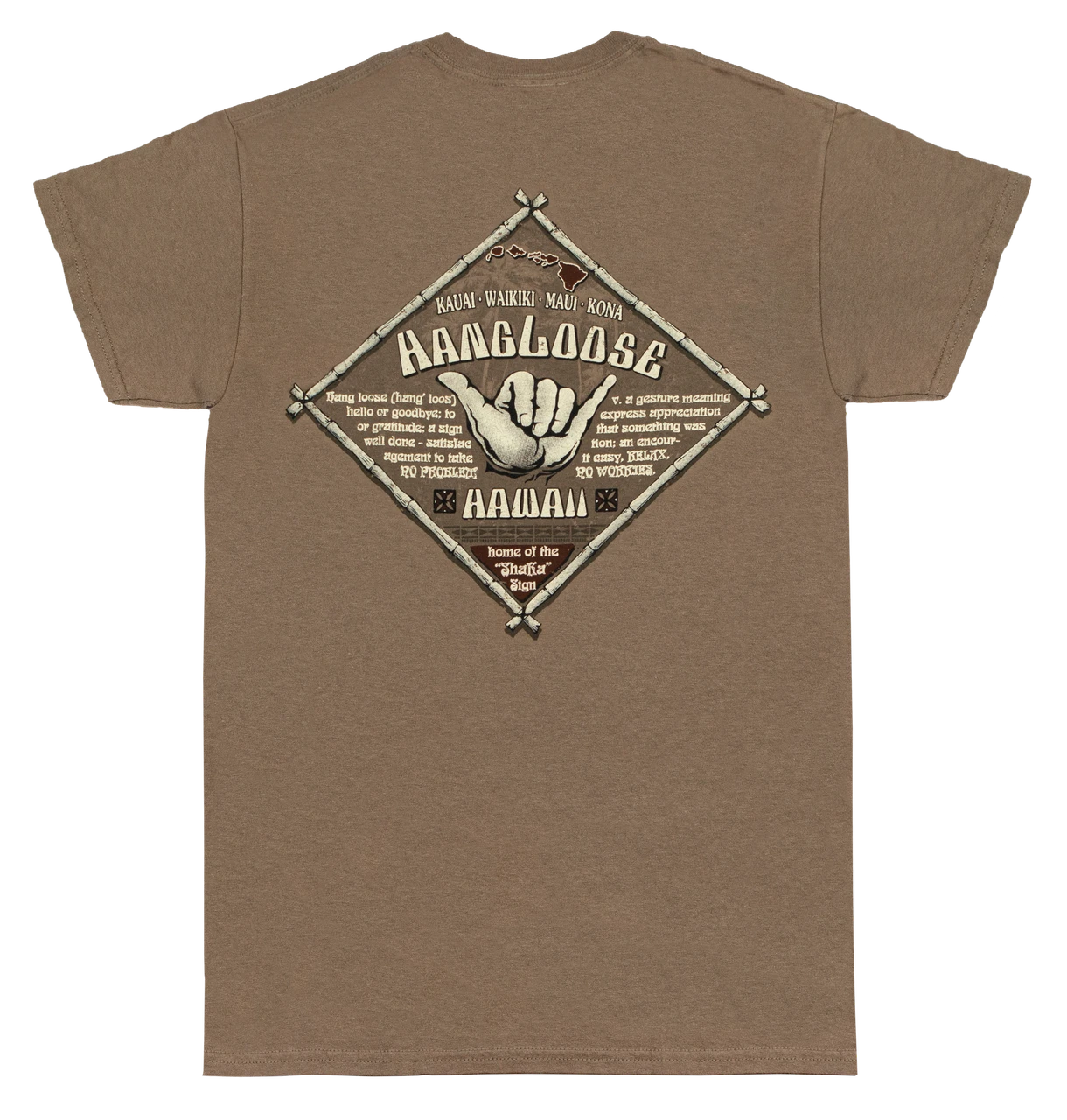 Vintage Dyed Tee - Hangloose Bamboo: Taupe