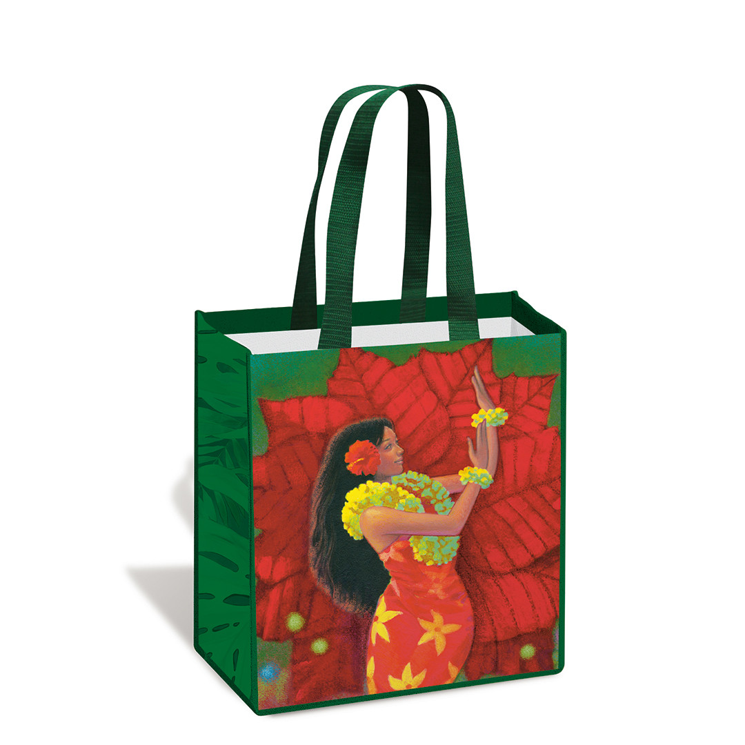Reusable Bag Hawaiian Holiday Designs Hibiscus Hula II